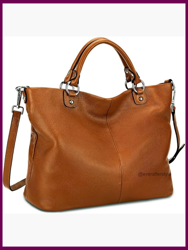 Women's Soft Leather Tote Bag Top Satchel Purses Handbags Crossbody